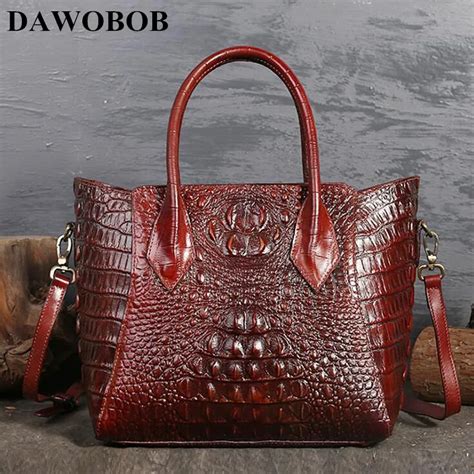 crocodile handbags at amazon